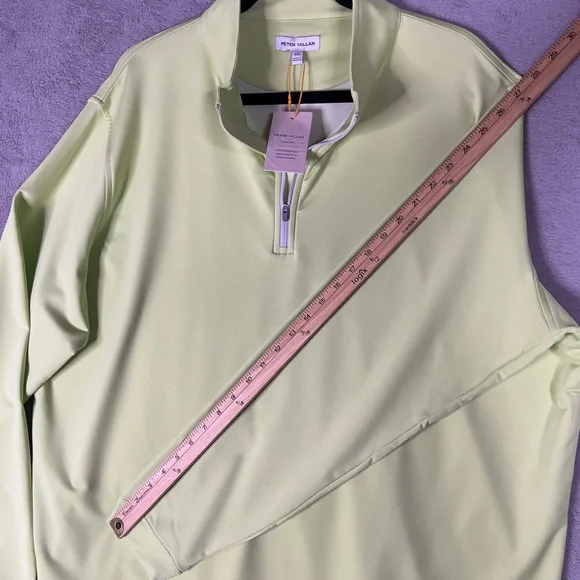 Peter Millar Crown Sport Perth Performance 1/4 Zip Men's 2XL Spritzer Golf NWT